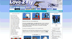 Desktop Screenshot of love2fly.co.uk